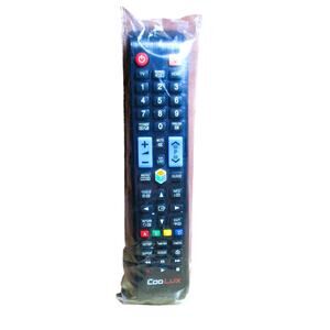 Coolux LCD LED Remote Control Black Plastic Samsung and LG TVs Compatible